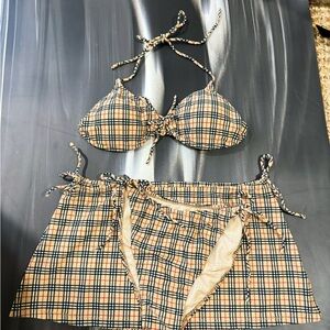 Authentic Burberry 3 pieces Swimsuit